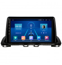 Штатная магнитола Lesko для Mazda 3 III (BM) 2013-2017 экран 9" 4/64Gb 4G Wi-Fi GPS Top