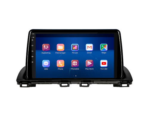 Штатная магнитола Lesko для Mazda 3 III (BM) 2013-2017 экран 9" 4/64Gb 4G Wi-Fi GPS Top