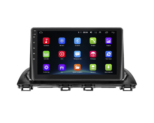 Штатная магнитола Lesko для Mazda 3 III (BM) Рестайлинг 2016-2019 экран 9" 2/32Gb Wi-Fi GPS Base