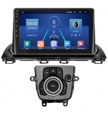 Штатная магнитола Lesko для Mazda 3 III (BM) Рестайлинг 2016-2019 экран 9" 6/128Gb 4G Wi-Fi GPS Top