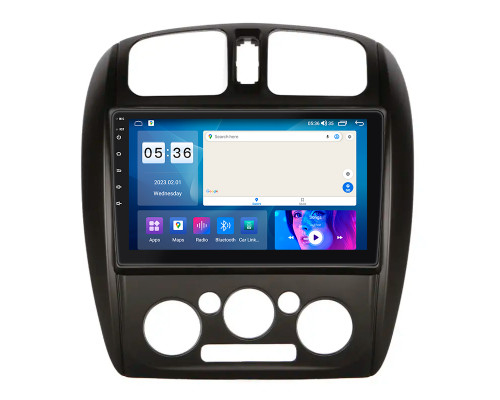 Штатная магнитола Lesko для Mazda 323 VI (BJ) Рестайлинг 2000-2003 экран 9" 2/32Gb CarPlay 4G Wi-Fi GPS Prime