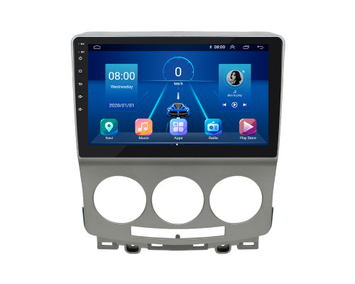 Штатная магнитола Lesko для Mazda 5 I (CR) 2005-2007 экран 9" 2/32Gb 4G Wi-Fi GPS Top