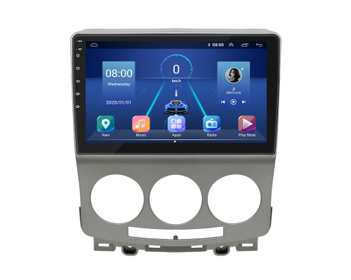 Штатная магнитола Lesko для Mazda 5 I (CR) 2005-2007 экран 9" 6/128Gb 4G Wi-Fi GPS Top