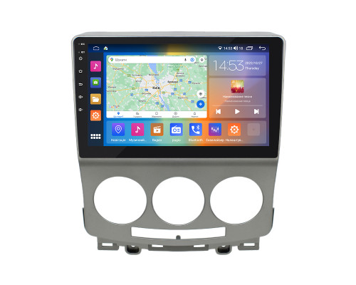 Штатная магнитола Lesko для Mazda 5 I (CR) Рестайлинг 2007-2010 экран 9" 4/64Gb CarPlay 4G Wi-Fi GPS Prime
