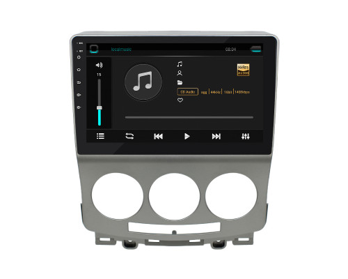 Штатная магнитола Lesko для Mazda 5 I (CR) Рестайлинг 2007-2010 экран 9" 2/32Gb 4G Wi-Fi GPS Top