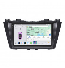 Штатная магнитола Lesko для Mazda 5 II (CW) 2010-2015 экран 9" 4/64 QLED CarPlay 4G Wi-Fi GPS 360 Prime