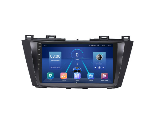 Штатная магнитола Lesko для Mazda 5 II (CW) 2010-2015 экран 9" 2/32Gb 4G Wi-Fi GPS Top
