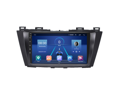Штатная магнитола Lesko для Mazda 5 II (CW) 2010-2015 экран 9" 4/64Gb 4G Wi-Fi GPS Top