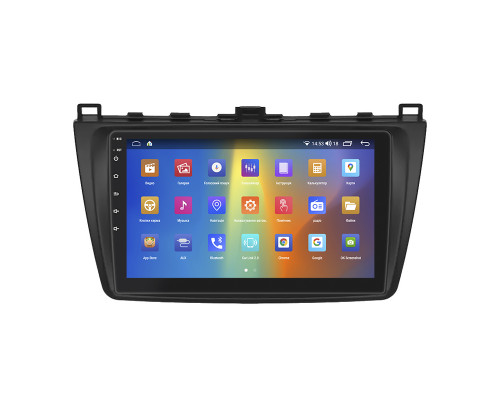 Штатная магнитола Lesko для Mazda 6 II (GH) 2007-2009 экран 9" 4/64Gb CarPlay 4G Wi-Fi GPS Prime