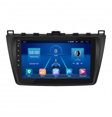 Штатная магнитола Lesko для Mazda 6 II (GH) 2007-2009 экран 9" 2/32Gb 4G Wi-Fi GPS Top