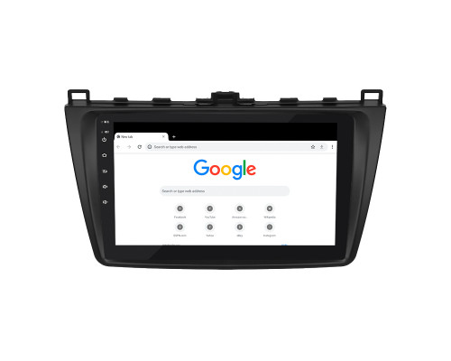 Штатная магнитола Lesko для Mazda 6 II (GH) Рестайлинг 2009-2013 экран 9" 2/32Gb Wi-Fi GPS Base