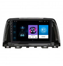 Штатная магнитола Lesko для Mazda 6 III (GJ) 2012-2015 экран 9" 1/16Gb Wi-Fi GPS Base