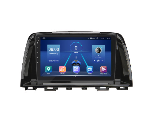 Штатная магнитола Lesko для Mazda 6 III (GJ) 2012-2015 экран 9" 2/32Gb Wi-Fi GPS Base