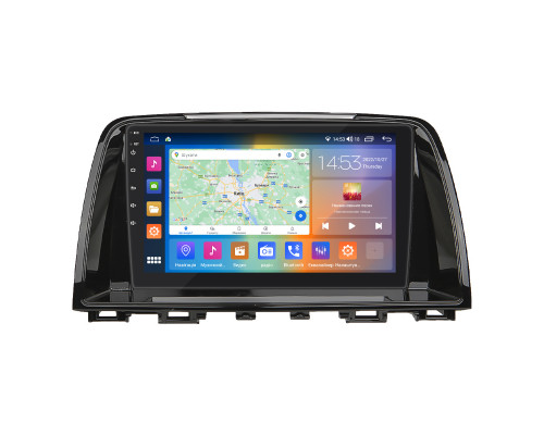 Штатная магнитола Lesko для Mazda 6 III (GJ) 2012-2015 экран 9" 2/32Gb CarPlay 4G Wi-Fi GPS Prime
