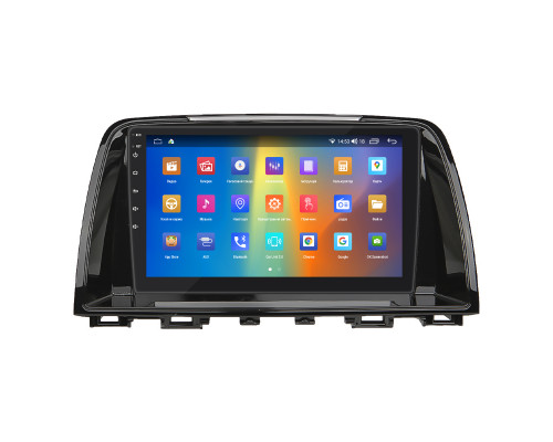 Штатная магнитола Lesko для Mazda 6 III (GJ) 2012-2015 экран 9" 2/32Gb CarPlay 4G Wi-Fi GPS Prime