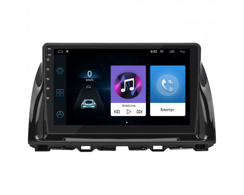 Штатная магнитола Lesko для Mazda CX-5 I Рестайлинг 2015-2017 экран 10" 1/16Gb Wi-Fi GPS Base