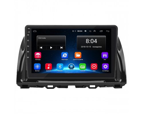 Штатная магнитола Lesko для Mazda CX-5 I Рестайлинг 2015-2017 экран 10" 2/32Gb Wi-Fi GPS Base