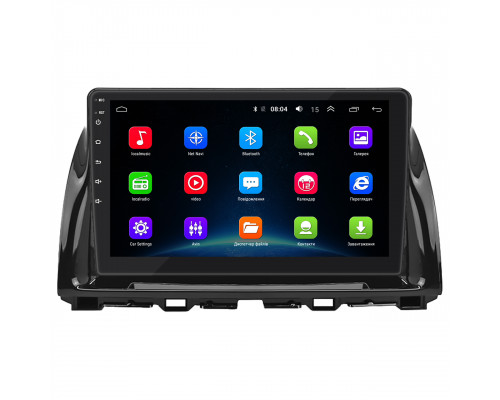 Штатная магнитола Lesko для Mazda CX-5 I Рестайлинг 2015-2017 экран 10" 2/32Gb Wi-Fi GPS Base