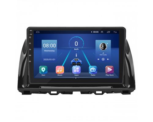 Штатная магнитола Lesko для Mazda CX-5 I Рестайлинг 2015-2017 экран 10" 2/32Gb 4G Wi-Fi GPS Top