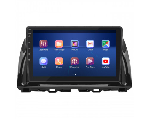 Штатная магнитола Lesko для Mazda CX-5 I Рестайлинг 2015-2017 экран 10" 2/32Gb 4G Wi-Fi GPS Top