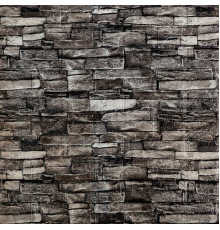 Самоклеящаяся декоративная 3D панель 700x770x5мм Серый кирпич песчаник (059) SW-00000178