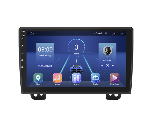 Штатная магнитола Lesko для Mazda MPV II (LW) 1999-2003 с экраном 9", 4/64Gb, 4G, Wi-Fi, GPS