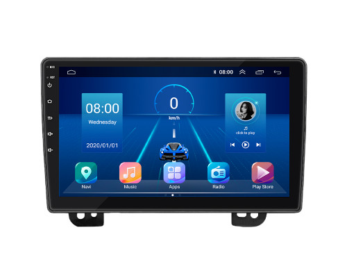 Штатная магнитола Lesko для Mazda MPV II (LW) Рестайлинг 2003-2006 экран 9" 6/128Gb 4G Wi-Fi GPS Top