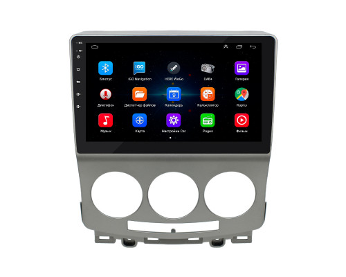 Штатная магнитола Lesko для Mazda Premacy II (CR) Рестайлинг 2007-2010 экран 9" 1/16Gb Wi-Fi GPS Base