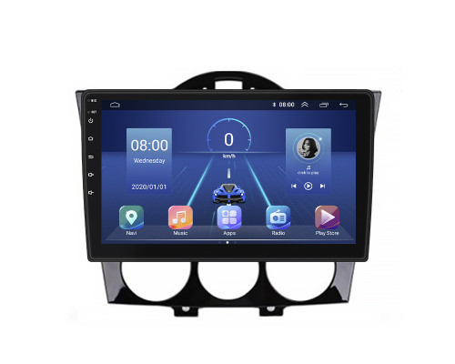 Штатная магнитола Lesko для Mazda RX-8 I 2003-2008 экран 9" 4/64Gb 4G Wi-Fi GPS Top