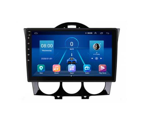 Штатная магнитола Lesko для Mazda RX-8 I 2003-2008 экран 9" 6/128Gb 4G Wi-Fi GPS Top