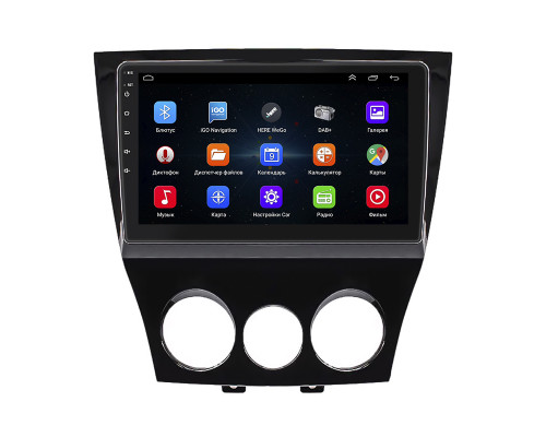 Штатная магнитола Lesko для Mazda RX-8 I Рестайлинг 2008-2012 экран 9" 1/16Gb Wi-Fi GPS Base