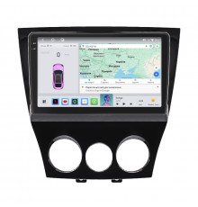 Штатная магнитола Lesko для Mazda RX-8 I Рестайлинг 2008-2012 экран 9" 4/64 QLED CarPlay 4G Wi-Fi GPS 360 Prime