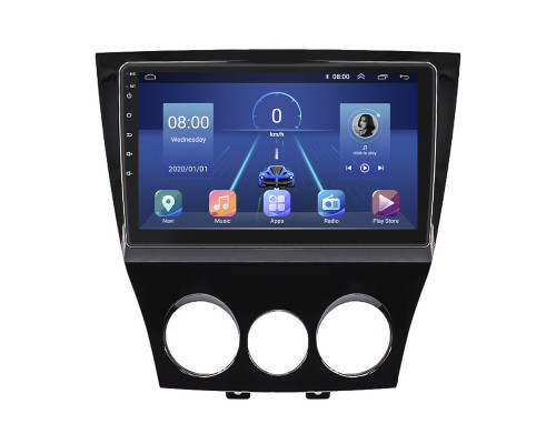 Штатная магнитола Lesko для Mazda RX-8 I Рестайлинг 2008-2012 экран 9" 4/64Gb 4G Wi-Fi GPS Top