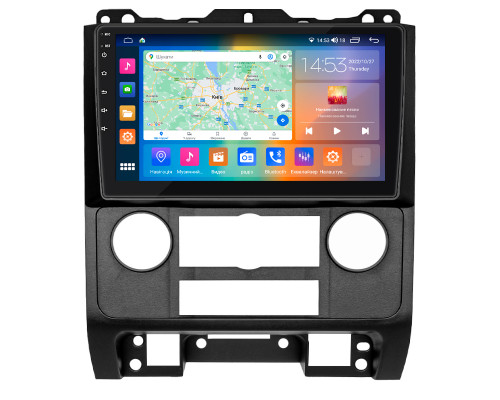 Штатная магнитола Lesko для Mazda Tribute II 2007-2011 с экраном 9" и поддержкой CarPlay