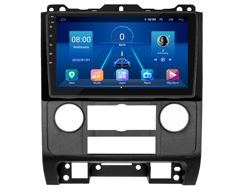 Штатная магнитола Lesko для Mazda Tribute II 2007-2011 экран 9" 2/32Gb 4G Wi-Fi GPS Top