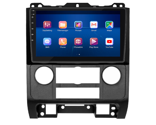 Штатная магнитола Lesko для Mazda Tribute II 2007-2011 экран 9" 2/32Gb 4G Wi-Fi GPS Top