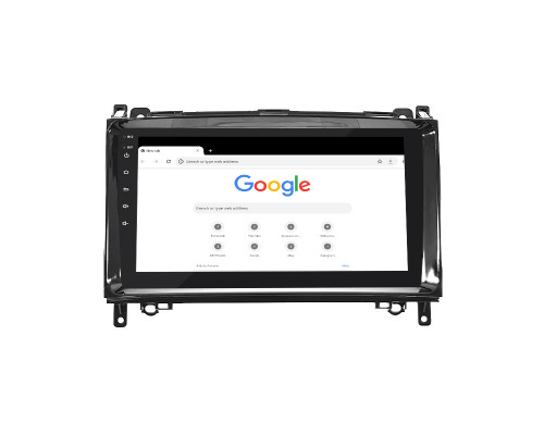 Штатная магнитола Lesko для Mercedes-Benz A-Класс II (W169) 2004-2008 экран 9" 1/16Gb Wi-Fi GPS Base