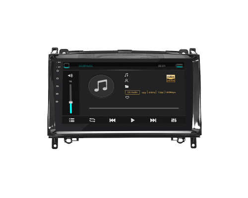 Штатная магнитола Lesko для Mercedes-Benz A-Класс II (W169) 2004-2008 экран 9" 2/32Gb 4G Wi-Fi GPS Top