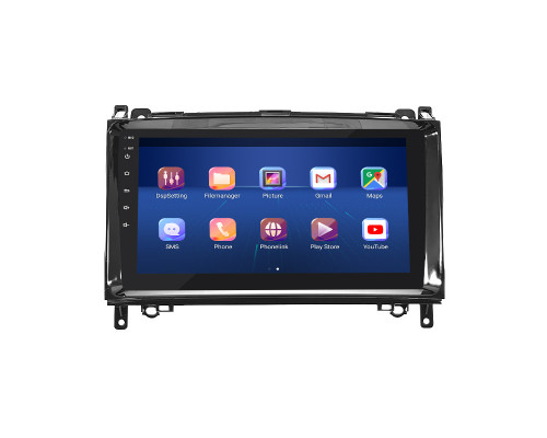 Штатная магнитола Lesko для Mercedes-Benz A-Класс II (W169) 2004-2008 экран 9" 6/128Gb 4G Wi-Fi GPS Top