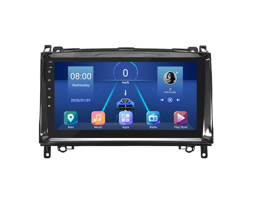 Штатная магнитола Lesko для Mercedes-Benz B-Класс I (W245) 2005-2009 экран 9" 2/32Gb 4G Wi-Fi GPS Top