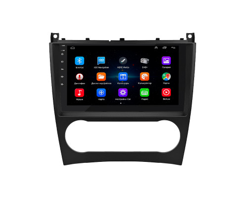 Штатная магнитола Lesko для Mercedes-Benz C-Класс II (W203) Рестайлинг 2004-2008 экран 9" 1/16Gb Wi-Fi GPS Base