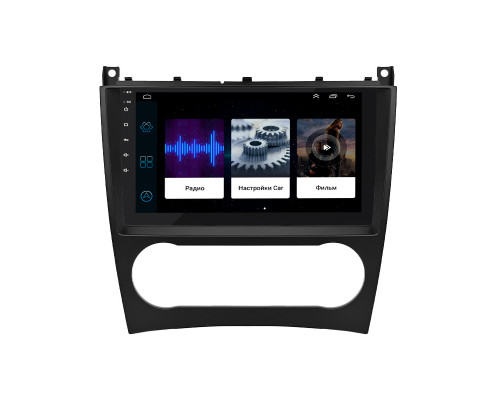 Штатная магнитола Lesko для Mercedes-Benz C-Класс II (W203) Рестайлинг 2004-2008 экран 9" 2/32Gb Wi-Fi GPS Base