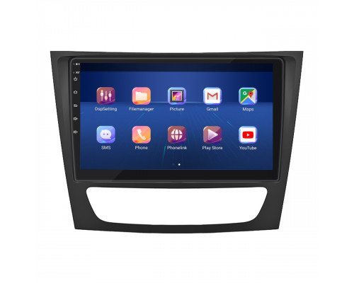 Штатная магнитола Lesko для Mercedes-Benz CLS I (C219) 2004-2008 экран 9" 6/128Gb 4G Wi-Fi GPS Top