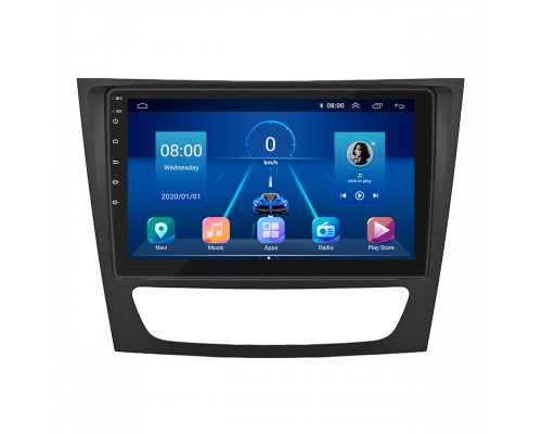 Штатная магнитола Lesko для Mercedes-Benz CLS I (C219) Рестайлинг 2008-2010 экран 9" 2/32Gb 4G Wi-Fi GPS Top