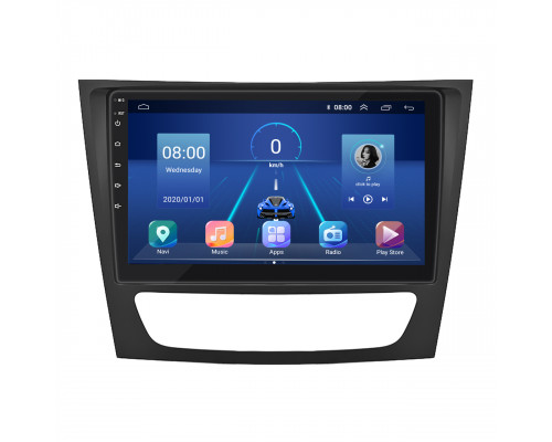 Штатная магнитола Lesko для Mercedes-Benz CLS I (C219) Рестайлинг 2008-2010 экран 9" 6/128Gb 4G Wi-Fi GPS Top