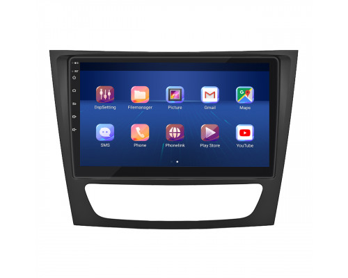 Штатная магнитола Lesko для Mercedes-Benz CLS I (C219) Рестайлинг 2008-2010 экран 9" 6/128Gb 4G Wi-Fi GPS Top