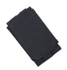 Чохол поясний на липучці 33x10см black, кордура, кріплення MOLLE