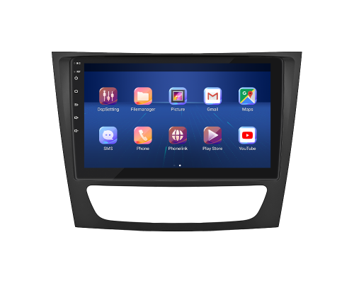 Штатная магнитола Lesko для Mercedes-Benz E-Класс III (W211, S211) 2002-2006 экран 9" 4/64Gb 4G Wi-Fi GPS Top