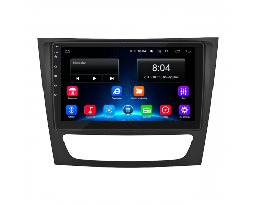 Штатная магнитола Lesko для Mercedes-Benz E-Класс III (W211, S211) Рестайлинг 2006-2009 экран 9" 2/32Gb Wi-Fi GPS Base