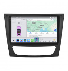 Штатная магнитола Lesko для Mercedes-Benz E-Класс III (W211, S211) Рестайлинг 2006-2009 экран 9" 4/64 QLED CarPlay 4G Wi-Fi GPS 360 Prime